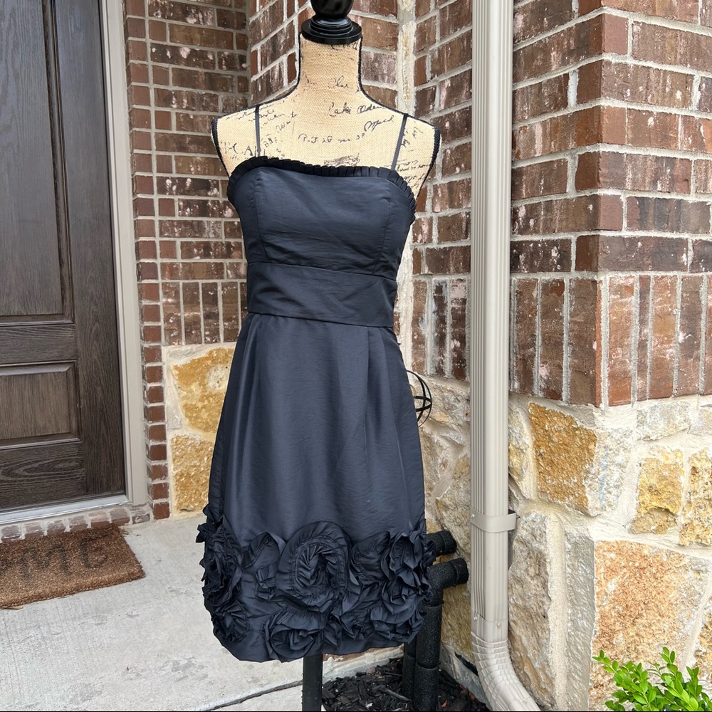 Black strap dress